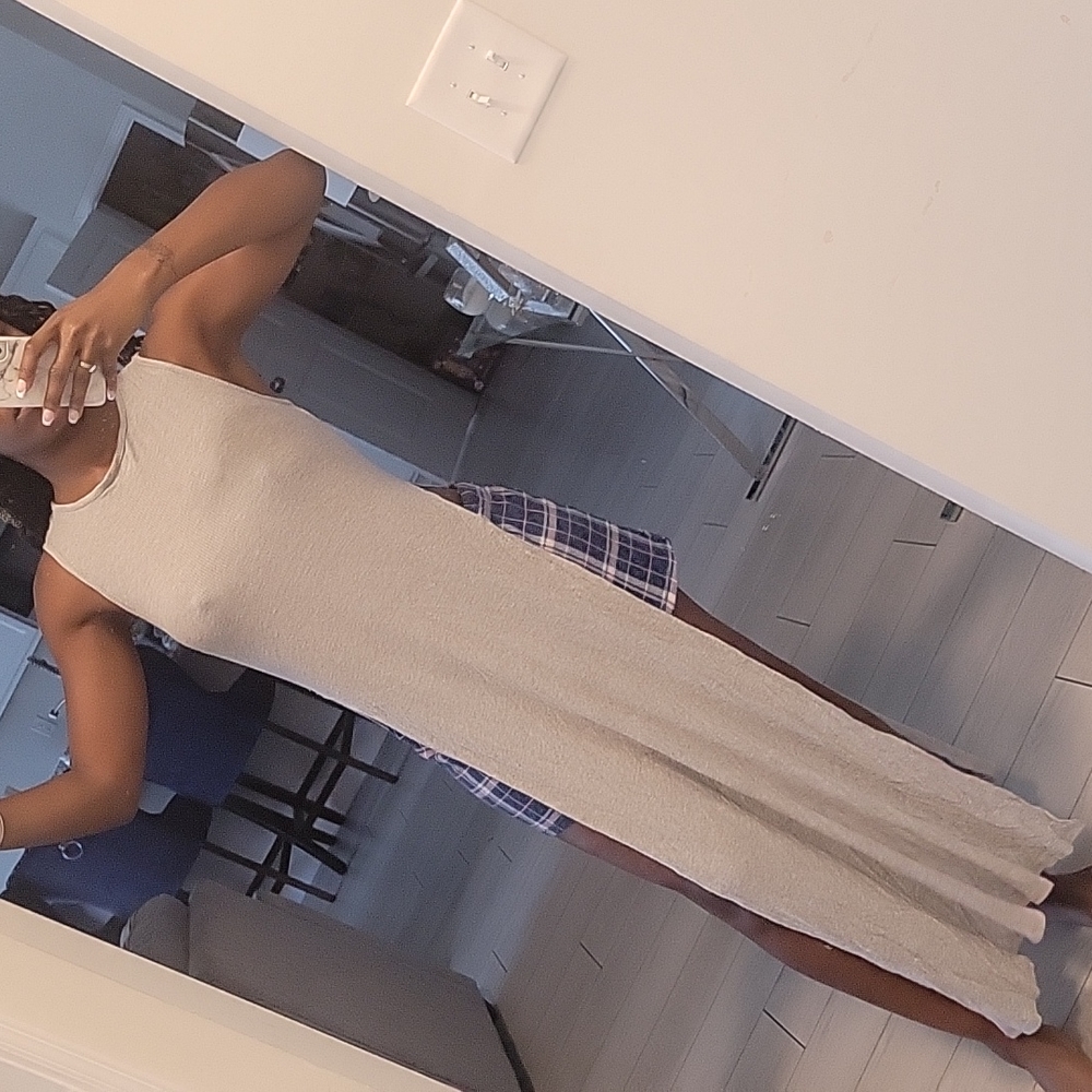 Long shirt with splits on side